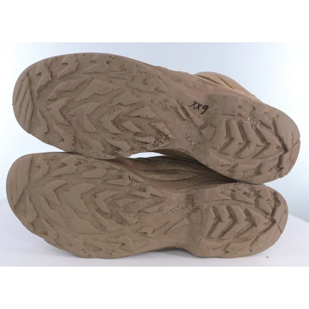 LOWA Sesto Men's Mid Desert Boots Size 14 M Suede Cayote Tan